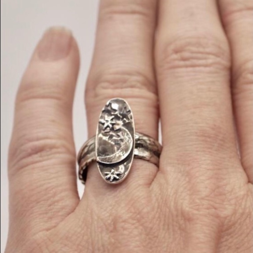 Rustic, Silver Ring